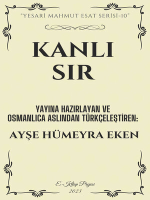 cover image of Kanlı Sır